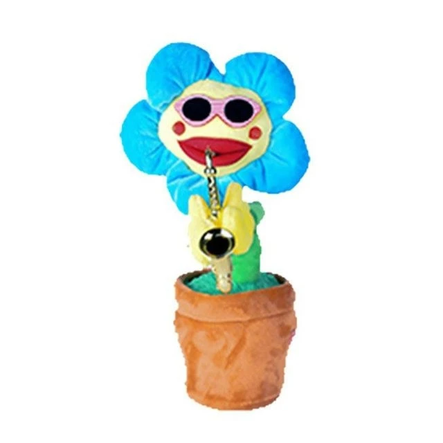 Dancing Sunflower Singing And Playing Saxophone Sunflower Plush Toy