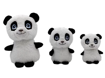 Charmig panda plyschleksaker